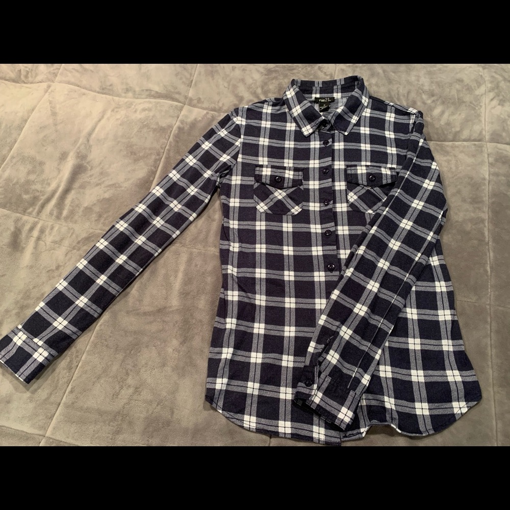 rue21 Flannel Button Down
